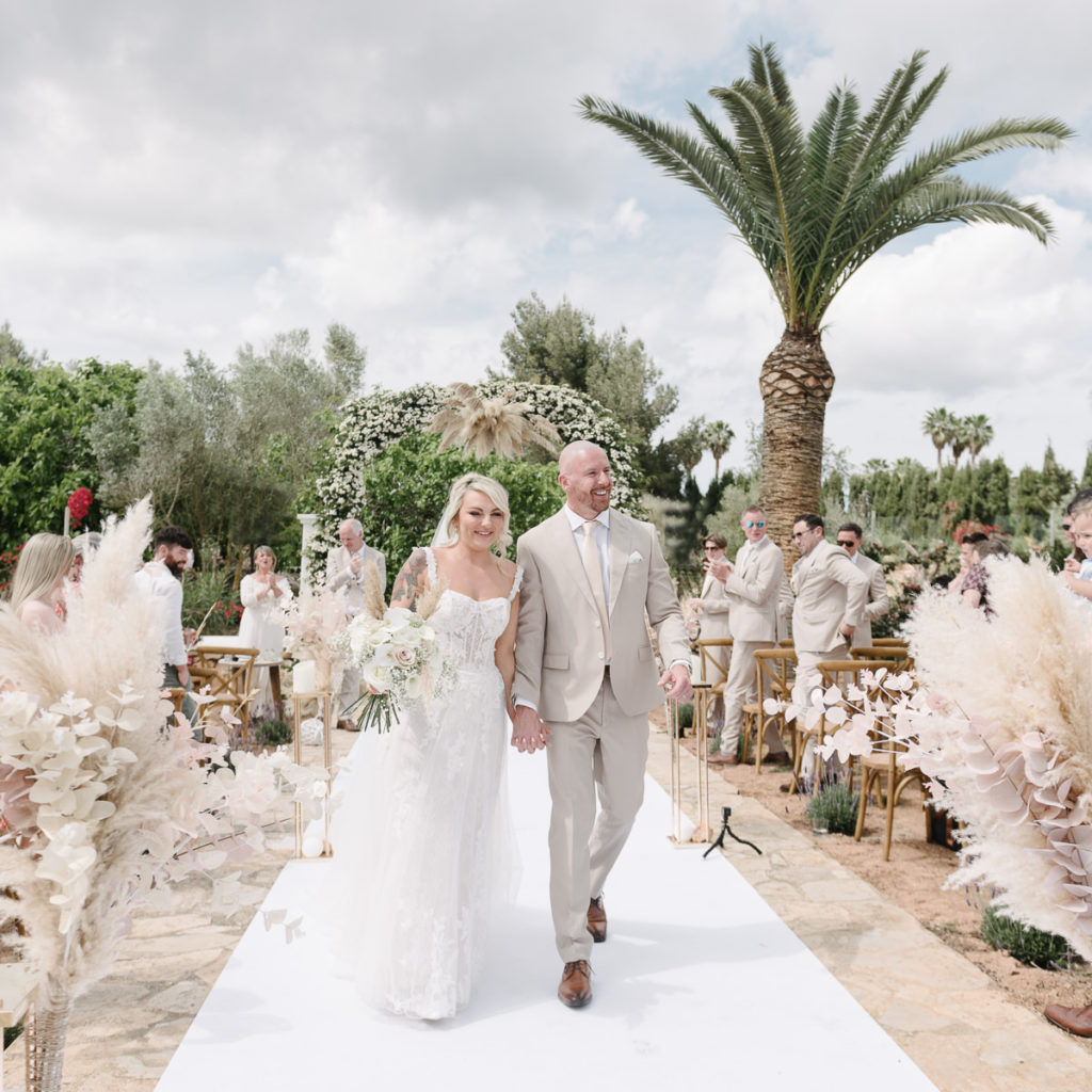 Destination wedding at Las Cicadas Villa Ibiza